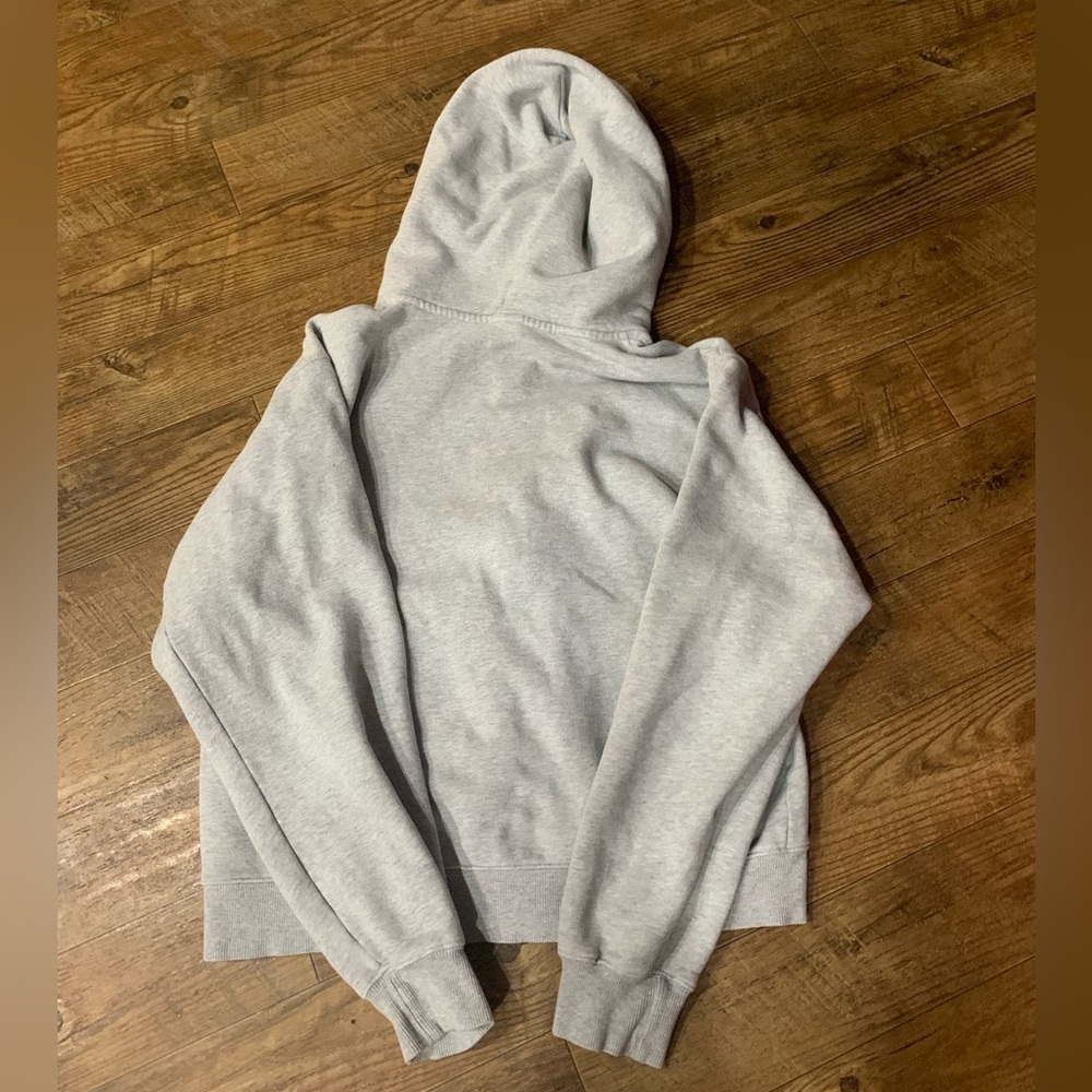 Aritzia Light Gray Zip-Up Hoodie - Picture 2 of 2